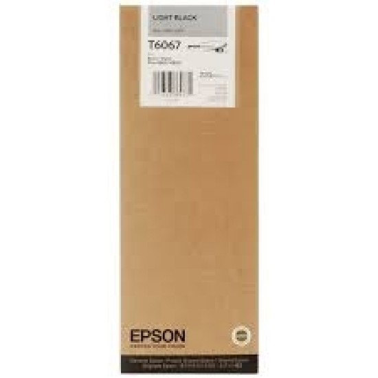 Epson C13T606700 T6067 Açık Siyah Orjinal Kartuş - Stylus Pro 4800 T1791 Epson C13T606700 T6067 Açık Siyah Orjinal Kartuş - Stylus Pro 4800 T1791