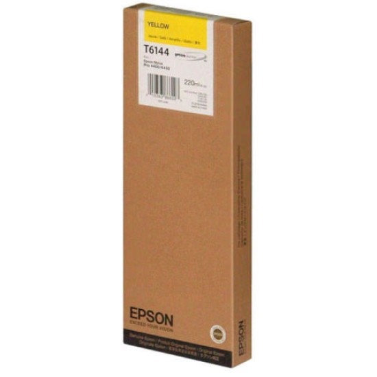 Epson C13T614400 T6144 Sarı Orjinal Kartuş - Stylus Pro 4000 T7254 Epson C13T614400 T6144 Sarı Orjinal Kartuş - Stylus Pro 4000 T7254