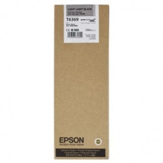 Epson C13T636900 T6369 Duble Açık Siyah Orjinal Kartuş - Stylus Pro 7700 T1806 Epson C13T636900 T6369 Duble Açık Siyah Orjinal Kartuş - Stylus Pro 7700 T1806
