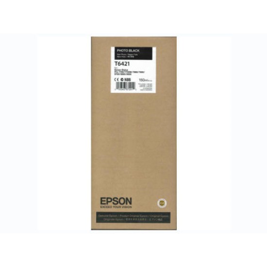 Epson C13T642100 T6421 Foto Siyah Orjinal Kartuş - Stylus Pro 7700 T8880 Epson C13T642100 T6421 Foto Siyah Orjinal Kartuş - Stylus Pro 7700 T8880