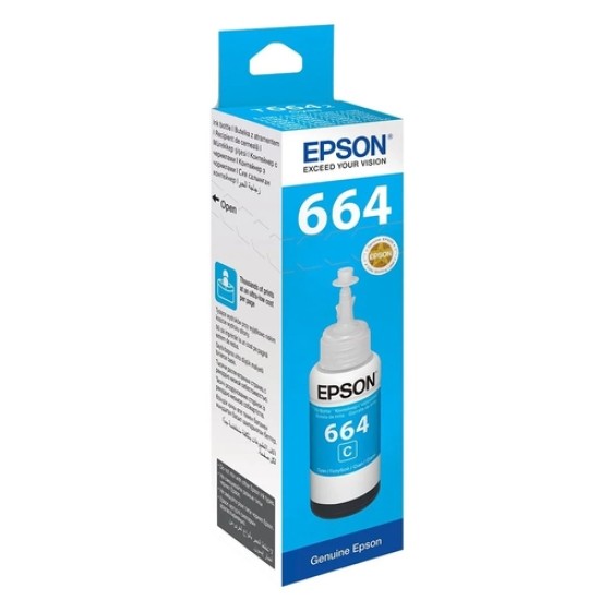 Epson C13T66424A T6642 Mavi Orjinal Mürekkep Kartuş - ET-1400 / ET-2500