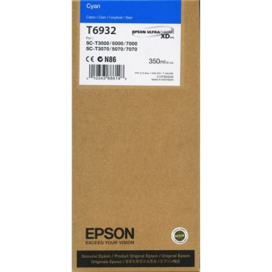 Epson C13T693200 T6932 Mavi Orjinal Kartuş - SC-T3000 T1805 Epson C13T693200 T6932 Mavi Orjinal Kartuş - SC-T3000 T1805