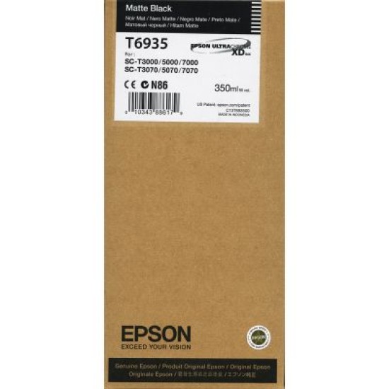 Epson C13T693500 T6935 Mat Siyah Orjinal Kartuş - SC-T3000 T1804 Epson C13T693500 T6935 Mat Siyah Orjinal Kartuş - SC-T3000 T1804