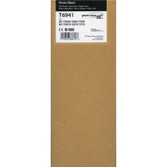 Epson C13T694100 T6941 Foto Siyah Orjinal Kartuş - SC-T3000 T2045