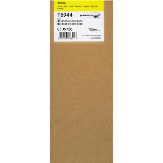 Epson C13T694400 T6944 Sarı Orjinal Kartuş - SC-T3000 T2012 Epson C13T694400 T6944 Sarı Orjinal Kartuş - SC-T3000 T2012