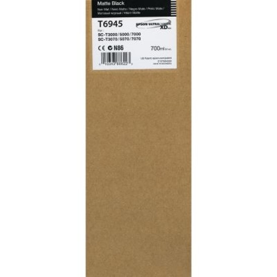 Epson C13T694500 T6945 Mat Siyah Orjinal Kartuş - SC-T3000 T2813 Epson C13T694500 T6945 Mat Siyah Orjinal Kartuş - SC-T3000 T2813