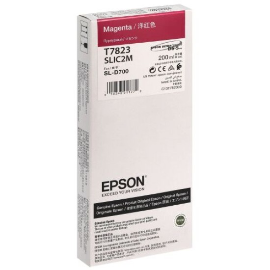 Epson C13T782300 T7823 Kırmızı Orjinal Kartuş - SL-D700 Epson C13T782300 T7823 Kırmızı Orjinal Kartuş - SL-D700