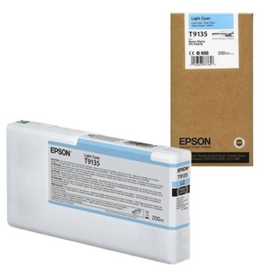 Epson C13T913500 T9135 Açık Mavi Orjinal Kartuş - SC-P5000 / SC-P7000 T9337 Epson C13T913500 T9135 Açık Mavi Orjinal Kartuş - SC-P5000 / SC-P7000 T9337