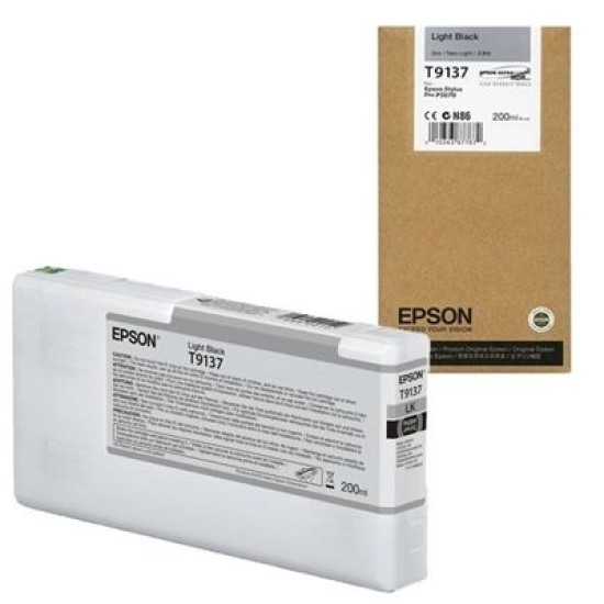 Epson C13T913700 T9137 Açık Siyah Orjinal Kartuş - SC-P5000 / SC-P7000 T9106 Epson C13T913700 T9137 Açık Siyah Orjinal Kartuş - SC-P5000 / SC-P7000 T9106