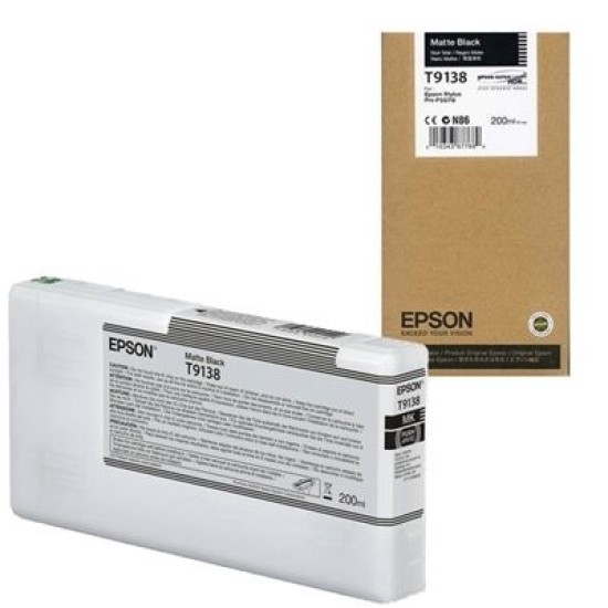 Epson C13T913800 T9138 Mat Siyah Orjinal Kartuş - SC-P5000 / SC-P7000 T9247 Epson C13T913800 T9138 Mat Siyah Orjinal Kartuş - SC-P5000 / SC-P7000 T9247