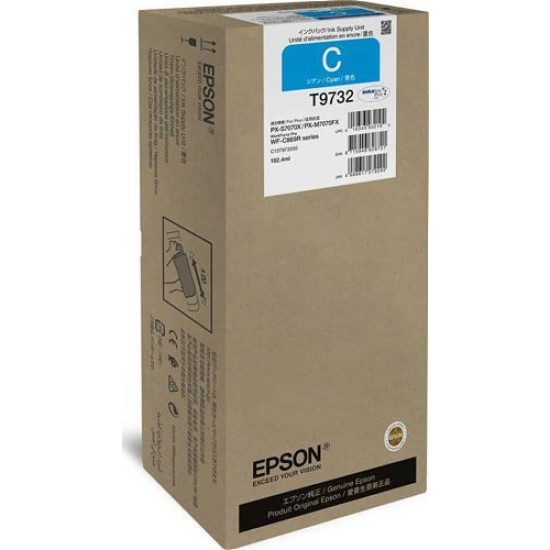 Epson C13T973200 T9732 XL Mavi Orjinal Kartuş - WF-C869 Serisi T12226