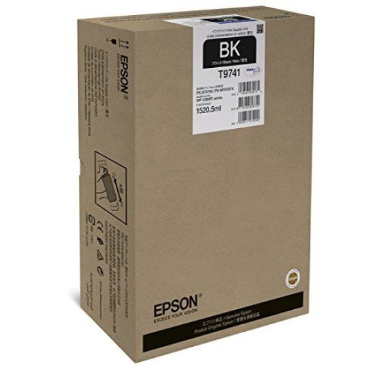 Epson C13T974100 T9741 XXL Siyah Orjinal Kartuş - WF-C860 T9976 Epson C13T974100 T9741 XXL Siyah Orjinal Kartuş - WF-C860 T9976