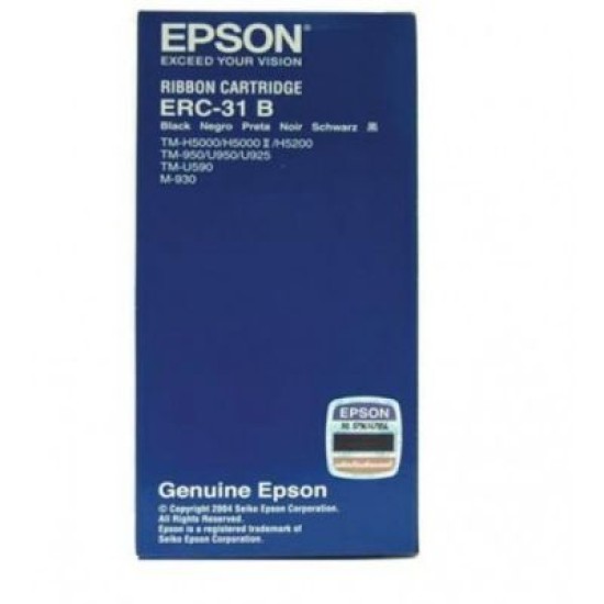 Epson C43S015369 ERC-31 Orjinal Şerit - TM-930 / TM-U950 T6307 Epson C43S015369 ERC-31 Orjinal Şerit - TM-930 / TM-U950 T6307