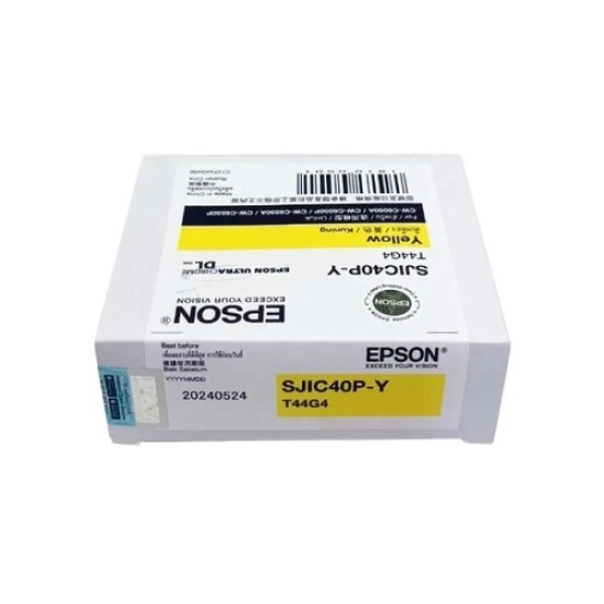 Epson SJIC40P-Y 20240524 Sarı Orjinal Kartuş - C6550A / C6050P Epson SJIC40P-Y 20240524 Sarı Orjinal Kartuş - C6550A / C6050P