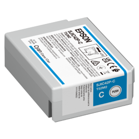 Epson SJIC42P-C Mavi Orjinal Kartuş - C4000e Epson SJIC42P-C Mavi Orjinal Kartuş - C4000e
