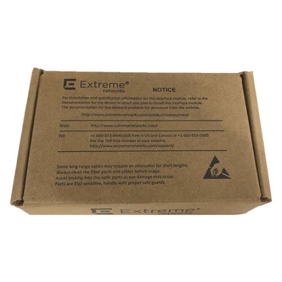 Extreme Network MGBIC-LC01 - 1000BASE-SX SFP DOM LC MMF Transceiver Module Alıcı-Verici Modülü T15876 Extreme Network MGBIC-LC01 - 1000BASE-SX SFP DOM LC MMF Transceiver Module Alıcı-Verici Modülü T15876