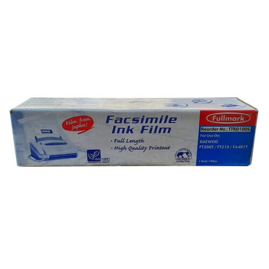 Fullmark TTRD100S Muadil Faks Filmi - FT200T / FT210 / FA401T T15853 Fullmark TTRD100S Muadil Faks Filmi - FT200T / FT210 / FA401T T15853