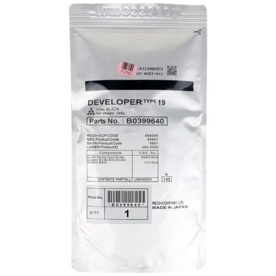 Gestetner Type 19 Siyah Orjinal Toner - 1015 / 1018 T7785