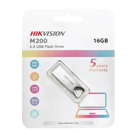 Hikvision HS-USB-M200/16G USB2.0 16GB Metal Flash Bellek Hikvision HS-USB-M200/16G USB2.0 16GB Metal Flash Bellek