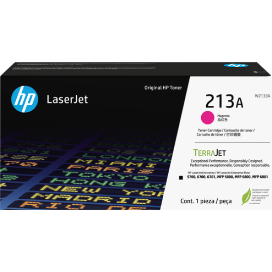 HP 213A W2133A Kırmızı Orjinal Toner - Enterprise 5700dn HP 213A W2133A Kırmızı Orjinal Toner - Enterprise 5700dn