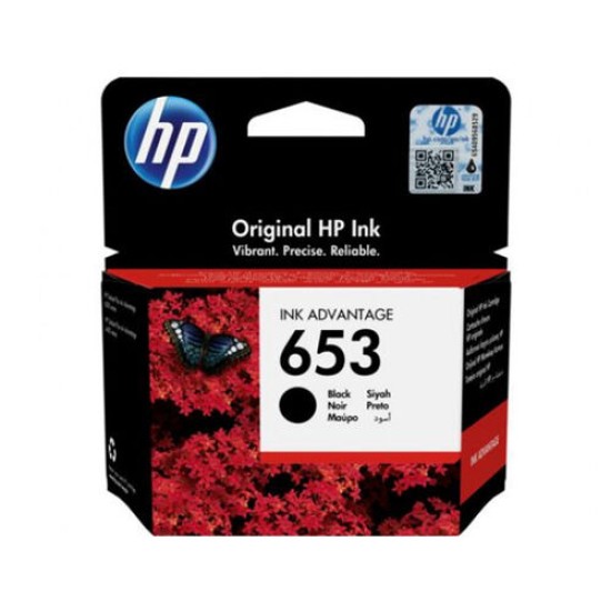 HP 3YM75AE 653 Siyah Orjinal Kartuş - DeskJet 6075 / 6475 T13108 HP 3YM75AE 653 Siyah Orjinal Kartuş - DeskJet 6075 / 6475 T13108