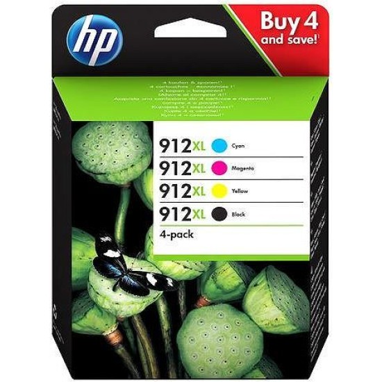 HP 3YP34AE 912XL CMYK 4lü Set Orjinal Kartuş - OfficeJet Pro 8012 / 8013 T11283 HP 3YP34AE 912XL CMYK 4lü Set Orjinal Kartuş - OfficeJet Pro 8012 / 8013 T11283