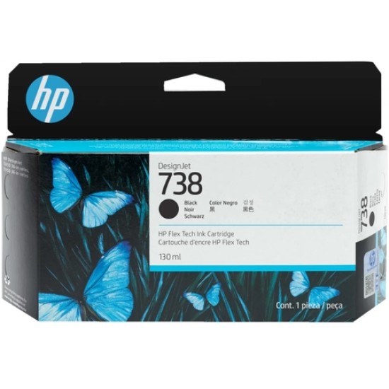HP 498N4A 738 Siyah Orjinal Kartuş - DesignJet T850 / T950 HP 498N4A 738 Siyah Orjinal Kartuş - DesignJet T850 / T950