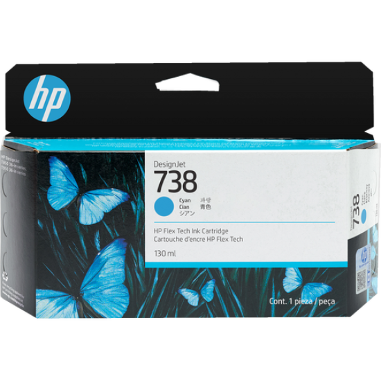 HP 498N5A 738 Mavi Orjinal Kartuş - DesignJet T850 / T950 HP 498N5A 738 Mavi Orjinal Kartuş - DesignJet T850 / T950