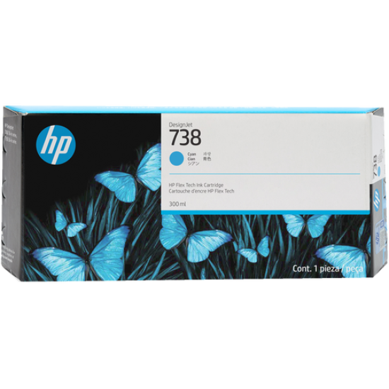 HP 676M6A 738 Mavi Orjinal Kartuş - DesignJet T850 / T950 HP 676M6A 738 Mavi Orjinal Kartuş - DesignJet T850 / T950