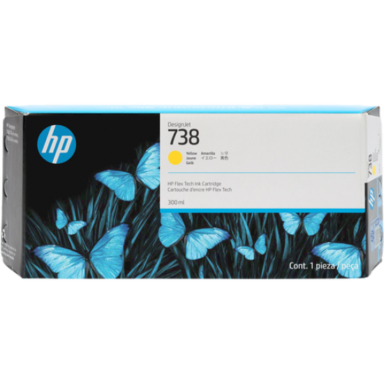 HP 676M8A 738 Sarı Orjinal Kartuş - DesignJet T850 / T950 HP 676M8A 738 Sarı Orjinal Kartuş - DesignJet T850 / T950