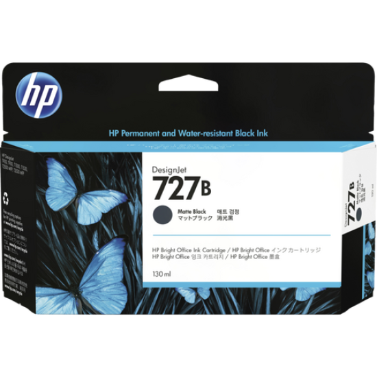 HP 727B 3WX13A Mat Siyah Orjinal Kartuş - DesignJet T1500 HP 727B 3WX13A Mat Siyah Orjinal Kartuş - DesignJet T1500