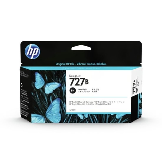 HP 727B 3WX14A Fotoğraf Siyahı Orjinal Kartuş - DesignJet T1500 HP 727B 3WX14A Fotoğraf Siyahı Orjinal Kartuş - DesignJet T1500