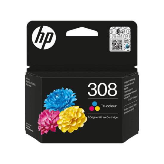 HP 7FP20UE 308 Üç Renkli Orjinal Kartuş - Envy 6110 HP 7FP20UE 308 Üç Renkli Orjinal Kartuş - Envy 6110
