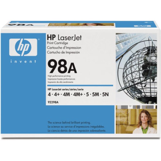 HP 92298A 98A Siyah Orjinal Toner - LaserJet 4m / 5m B T5101 HP 92298A 98A Siyah Orjinal Toner - LaserJet 4m / 5m B T5101