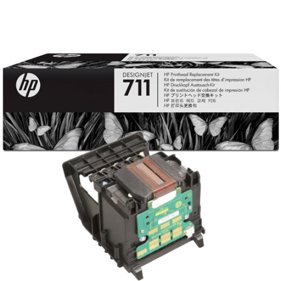 HP C1Q10A 711 Baskı Kafası Değiştirme Takımı - Designjet T120 T9397 HP C1Q10A 711 Baskı Kafası Değiştirme Takımı - Designjet T120 T9397