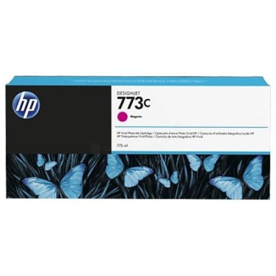 HP C1Q39A 773C Kırmızı Orjinal Kartuş - DesignJet Z6600 T9748