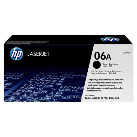 HP C3906A 06A Siyah Orjinal Toner HP C3906A 06A Siyah Orjinal Toner