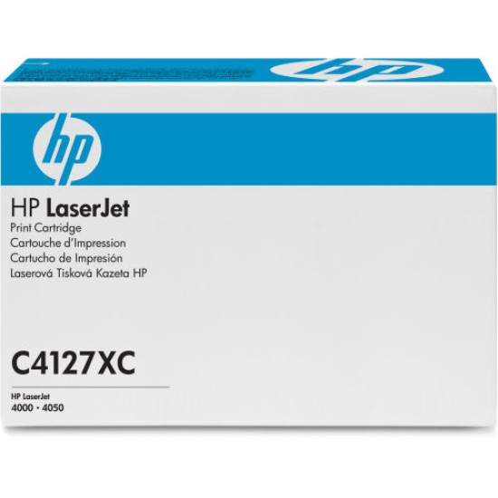 HP C4127XC 27X Siyah Orjinal Toner - LaserJet 4000/4050 T8438 HP C4127XC 27X Siyah Orjinal Toner - LaserJet 4000/4050 T8438