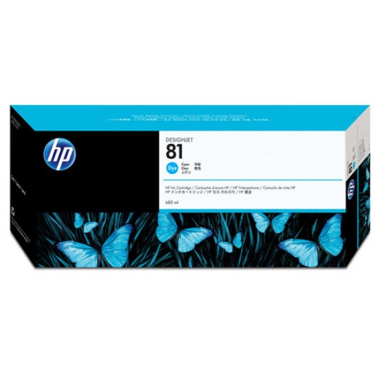 HP C4931A 81 Mavi Orjinal Kartuş - DesignJet 5000 / 5500 T1261 HP C4931A 81 Mavi Orjinal Kartuş - DesignJet 5000 / 5500 T1261
