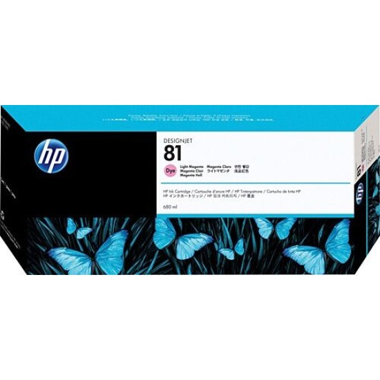 HP C4935A 81 Açık Kırmızı Orjinal Kartuş - DesignJet 5000 / 5500 T1244 HP C4935A 81 Açık Kırmızı Orjinal Kartuş - DesignJet 5000 / 5500 T1244