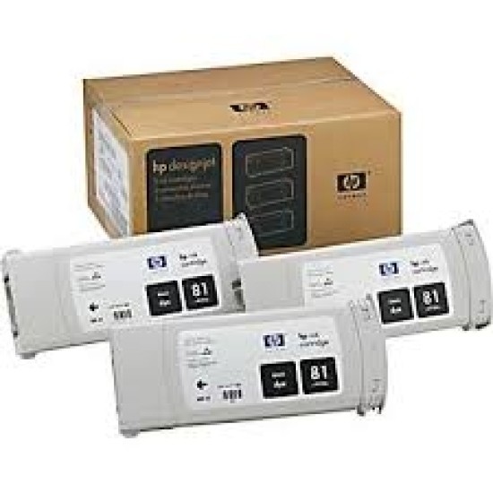 HP C5066A 81 3lü Siyah Plotter Kartuş - DesignJet 5000 / 5500 T1335 HP C5066A 81 3lü Siyah Plotter Kartuş - DesignJet 5000 / 5500 T1335
