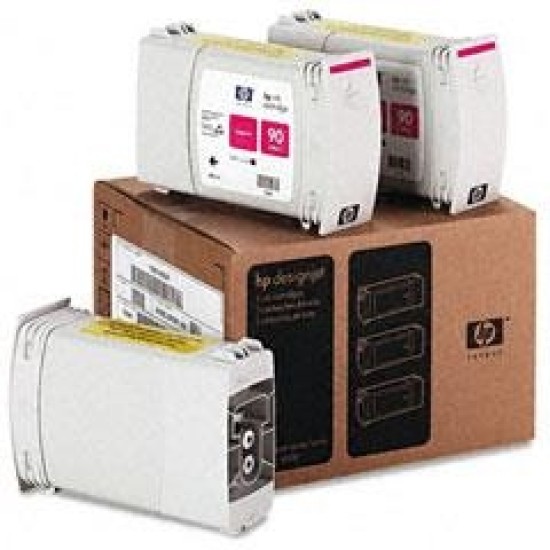 HP C5084A 90 3lü Kırmızı Orjinal Kartuş - DesignJet 4000 T1256 HP C5084A 90 3lü Kırmızı Orjinal Kartuş - DesignJet 4000 T1256