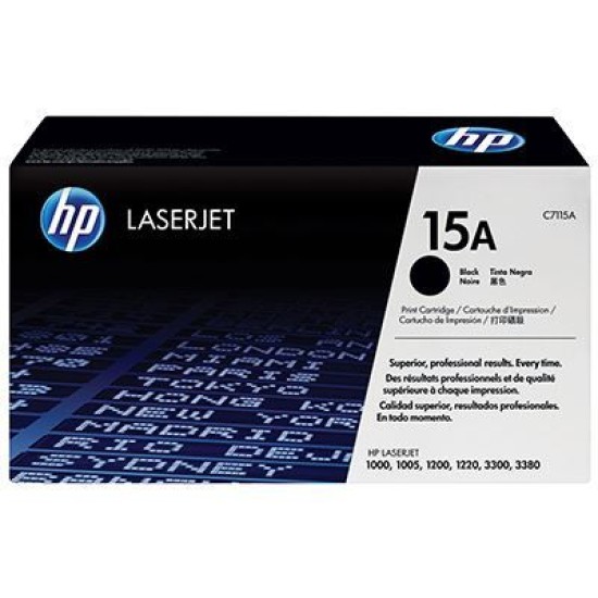 HP C7115A 15A Siyah Orjinal Toner - Laserjet 1200 / 1220 T9113 HP C7115A 15A Siyah Orjinal Toner - Laserjet 1200 / 1220 T9113