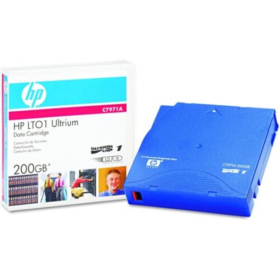 HP C7971A LTO-1 Ultrium Data Kartuş 100 GB / 200 GB 609m, 12,65mm T2341 HP C7971A LTO-1 Ultrium Data Kartuş 100 GB / 200 GB 609m, 12,65mm T2341