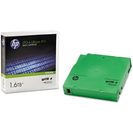 HP C7974A LTO4 Ultrium Data Kartuş 800 GB / 1,6 TB 820m, 12,65mm T1756