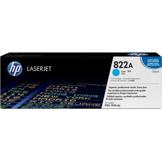 HP C8551A 822A Mavi Orjinal Toner - Laserjet 9500 T8576 HP C8551A 822A Mavi Orjinal Toner - Laserjet 9500 T8576
