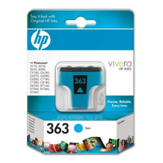 HP C8771E 363 Mavi Orjinal Kartuş - Photosmart 3110 / C5180 T2704 HP C8771E 363 Mavi Orjinal Kartuş - Photosmart 3110 / C5180 T2704