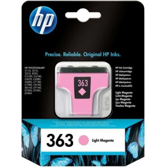 HP C8775EE 363 Açık Kırmızı Orjinal Kartuş - Photosmart 3110 / C5180 T2873 HP C8775EE 363 Açık Kırmızı Orjinal Kartuş - Photosmart 3110 / C5180 T2873