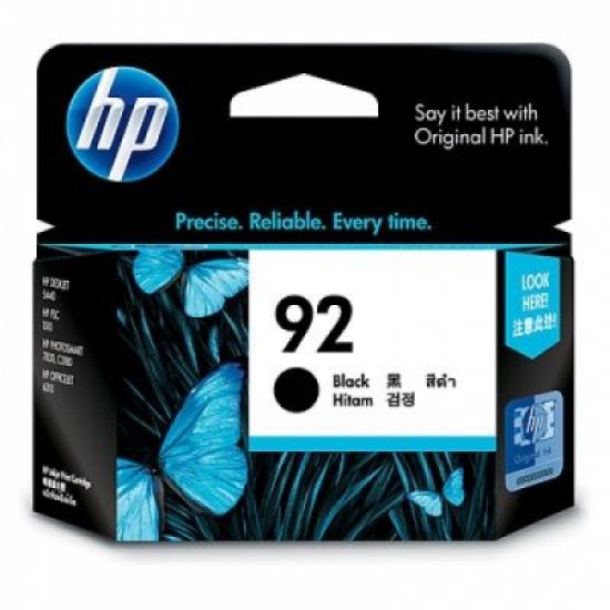HP C9362WA 92 Siyah Orjinal Kartuş - Deskjet 5440 T1630 HP C9362WA 92 Siyah Orjinal Kartuş - Deskjet 5440 T1630