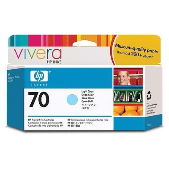 HP C9390A 70 Açık Mavi Orjinal Kartuş - Designjet Z2100 T1372 HP C9390A 70 Açık Mavi Orjinal Kartuş - Designjet Z2100 T1372